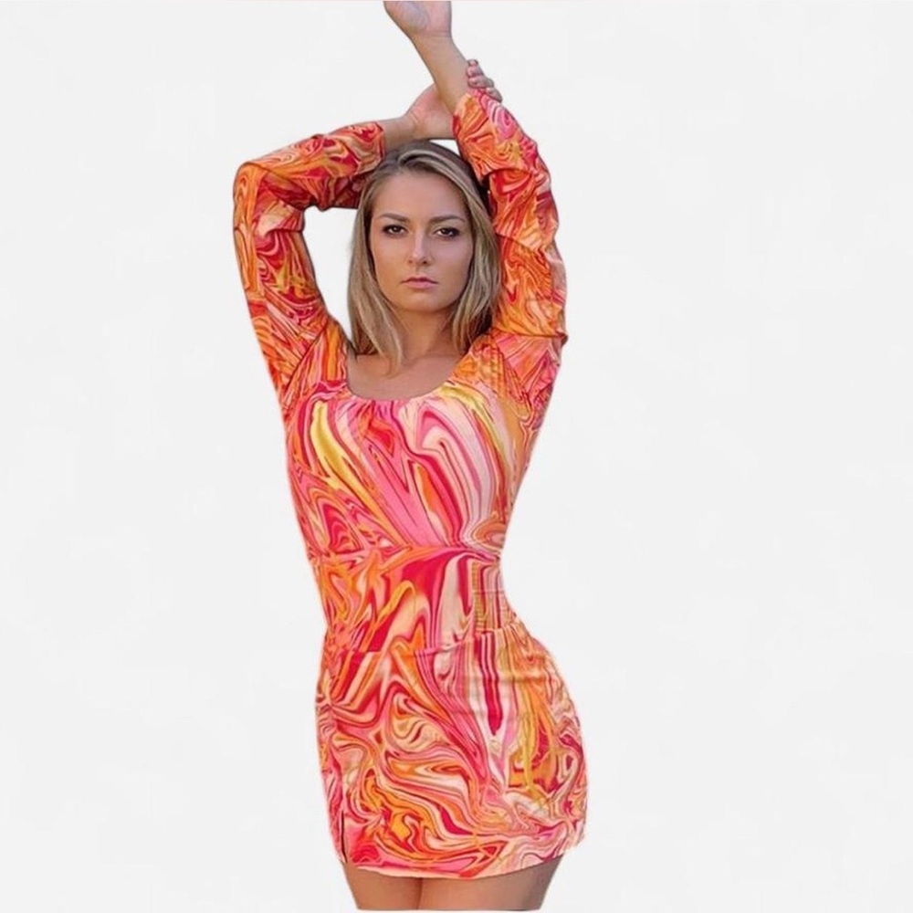 Colorful Mini Dress NWT